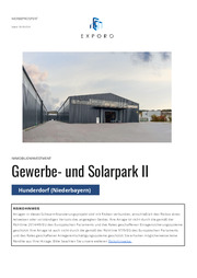 Exporo Gewerbe- und Solarpark II